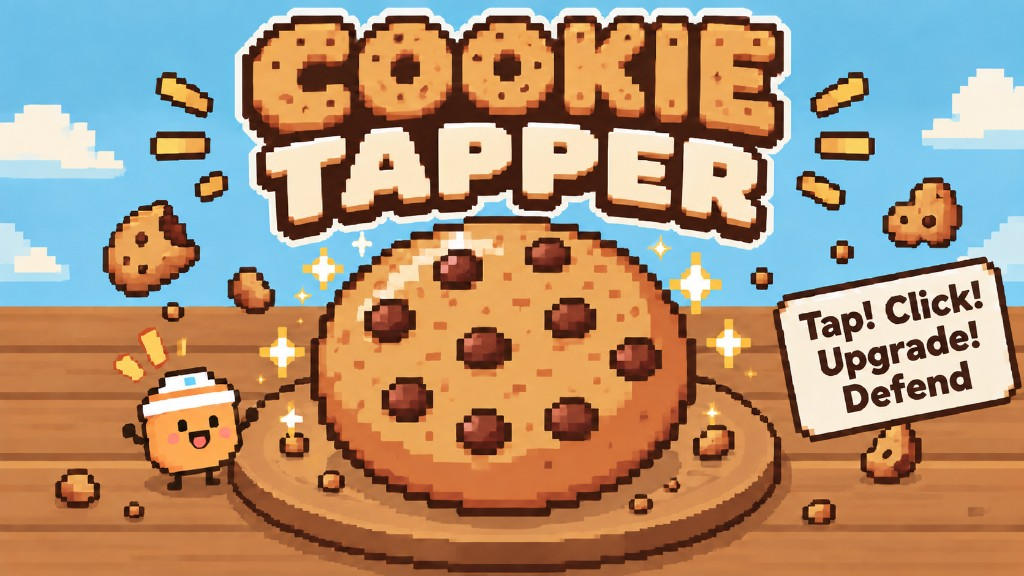 Cookie Tapper, a kid-friendly educational game