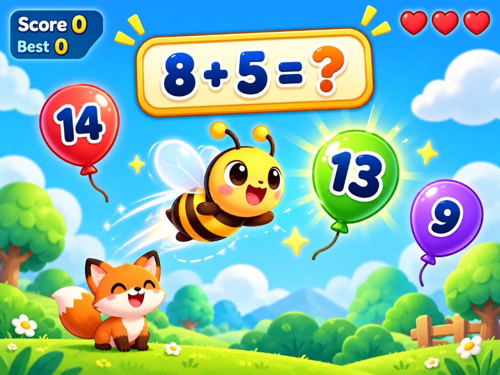 Educational maths game: Math Catch