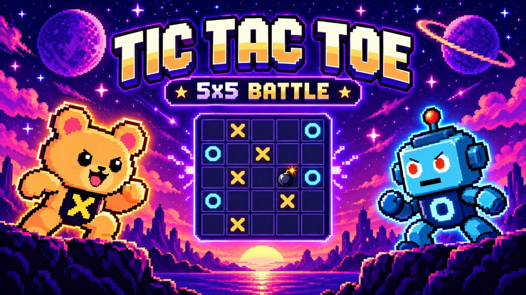 Tic Tac Toe, a kid-friendly educational game
